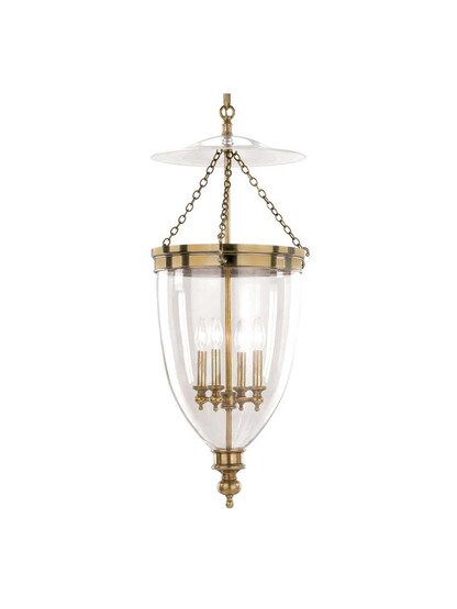 Hanover Collection Pendant in Aged Brass.